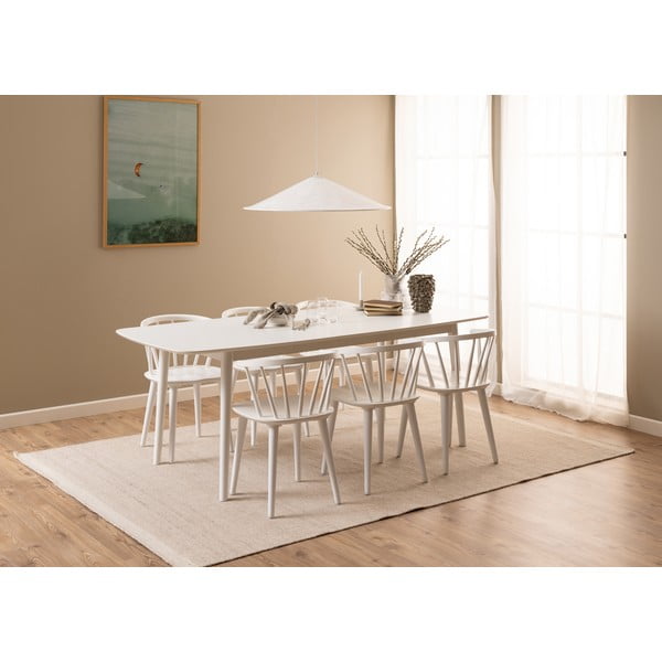 Sedia da pranzo bianca Ida - Actona-image-2