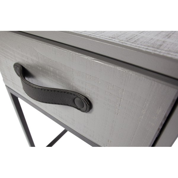 Comodino in legno di pino Morris - WOOOD-image-4