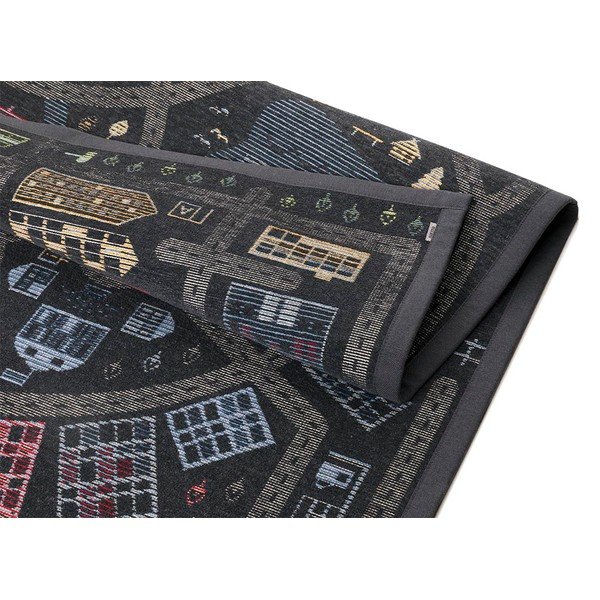 Tappeto nero reversibile per bambini , 140 x 200 cm Ülejõe - Narma-image-2