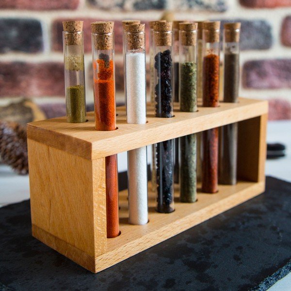 Set di spezie con supporto 12 pezzi - Hermia-image-3