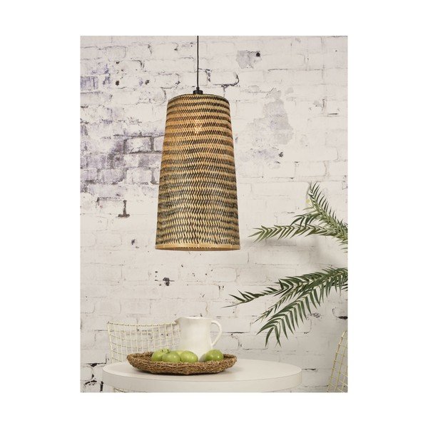 Lampada a sospensione in bambù , ⌀ 37 cm Kalimantan - Good&Mojo-image-4