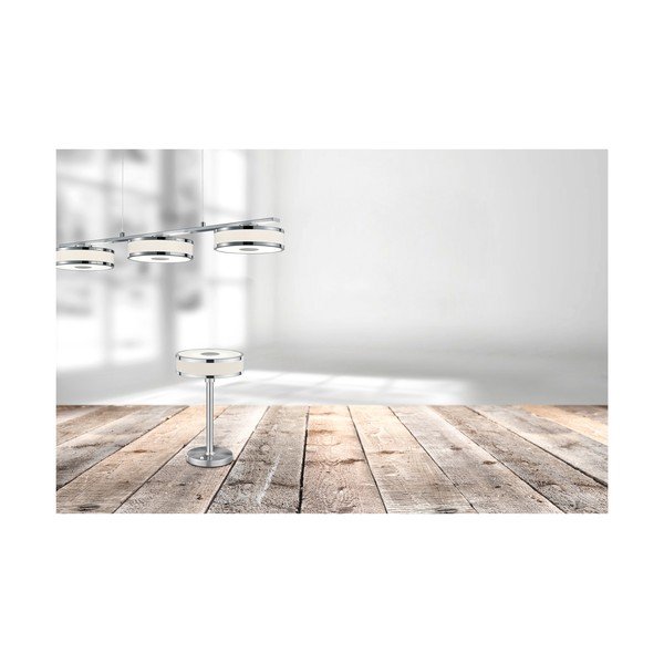 Apparecchio LED a sospensione Agento in argento, lunghezza 1,15 m - Trio-image-2