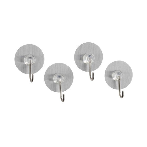 Set di 4 ganci autobloccanti in acciaio Static-Loc - Wenko-image-1