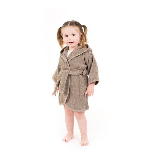 Accappatoio grigio in cotone taglia 1-2 anni - Tiseco Home Studio-image-2