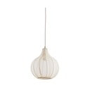 Lampada a sospensione beige con paralume in tessuto ø 29 cm Elati - Light & Living