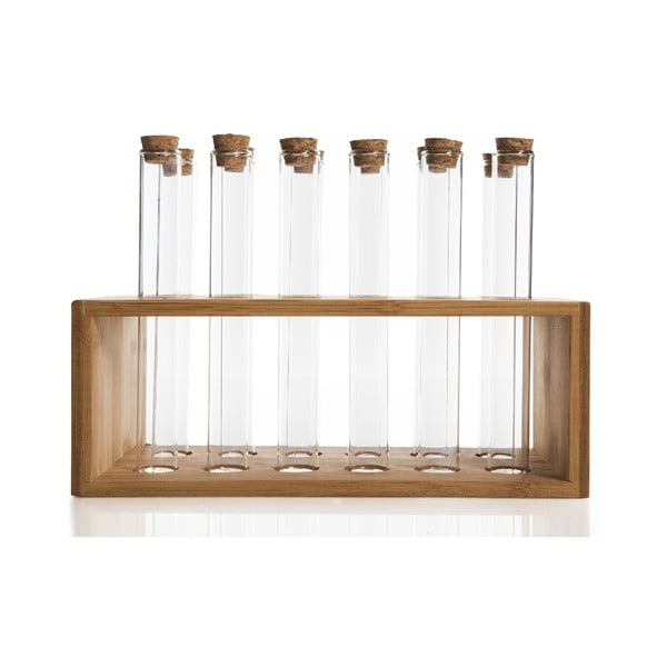 Set di 12 tubi e supporto Vanilla - Bambum