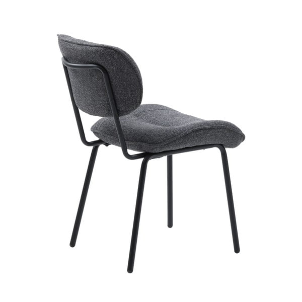 Sedia da pranzo grigio scuro Buffalo - Unique Furniture-image-2