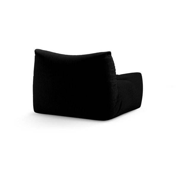 Cuscino da seduta nero con rivestimento in velluto Tove – Micadoni -image-3
