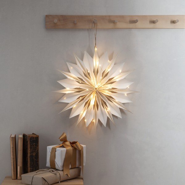 Decorazione luminosa bianca con motivo natalizio Flinga - Star Trading-image-1