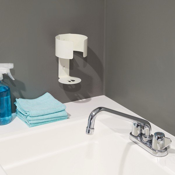 Porta fazzoletti da parete in acciaio inox Clean - iDesign-image-1