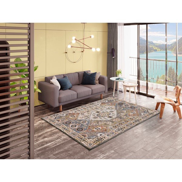Tappeto beige 230x155 cm Truva - Universal-image-1