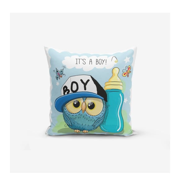 Federa da bambini 43x43 cm Boy Owl - Mila Home