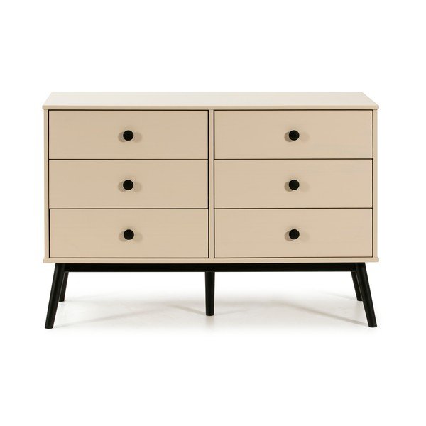 Cassettiera in Clem crema, 120 x 82 cm - Marckeric