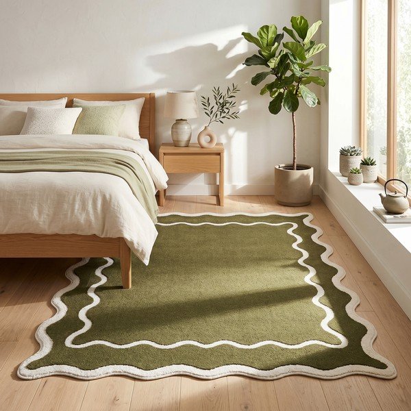 Tappeto verde scuro 120x170 cm Dolce - ESTE-image-2