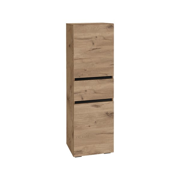 Mobile alto effetto rovere per bagno 38x130 cm Wisla - Støraa-image-2