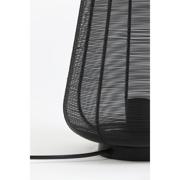 Lampada da tavolo nera (altezza 26 cm) Adeta - Light & Living-image-4