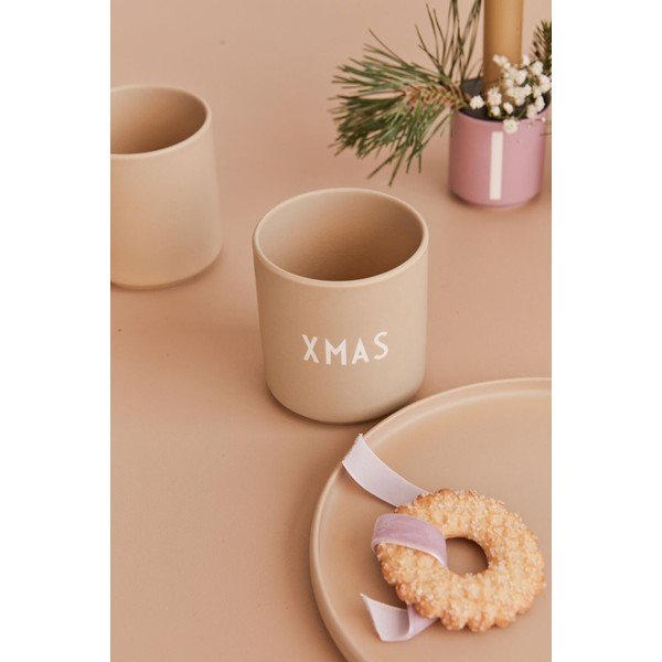 Tazza in porcellana imitazione beige, 0,25 l Favourite - Design Letters-image-1