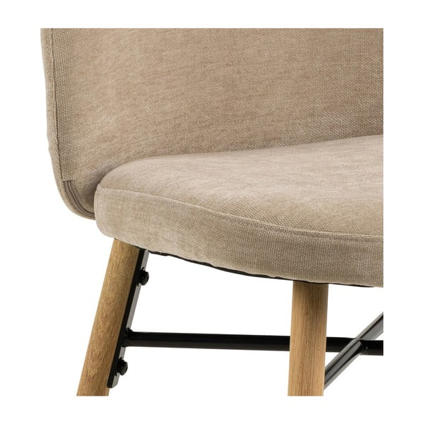 Sedia da pranzo beige Sophia - Actona-image-4