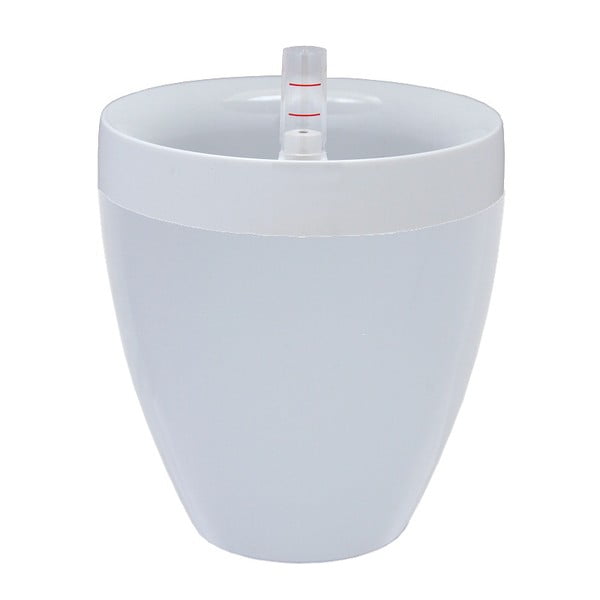 Vaso bianco autoinnaffiante A2, ø 17 cm Calimera - Plastia