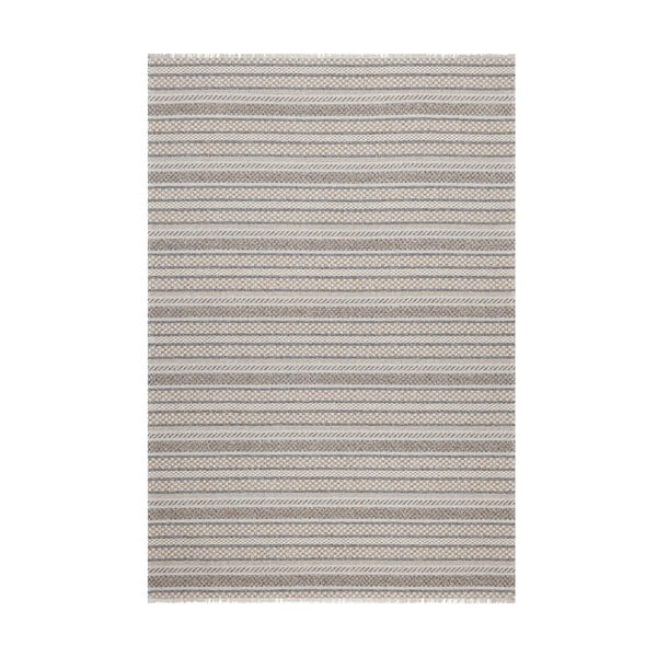 Tappeto in cotone grigio e beige , 75 x 150 cm Casa - Oyo home