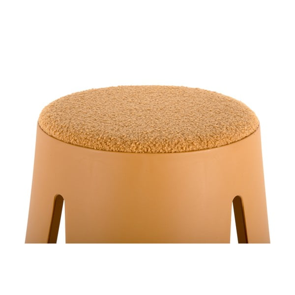 Sgabello in plastica giallo ocra Savor - Leitmotiv-image-3