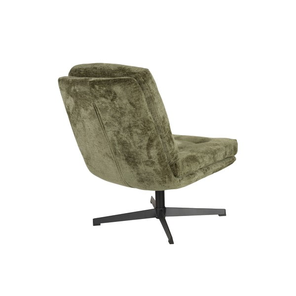 Poltrona verde girevole Kai – White Label-image-3