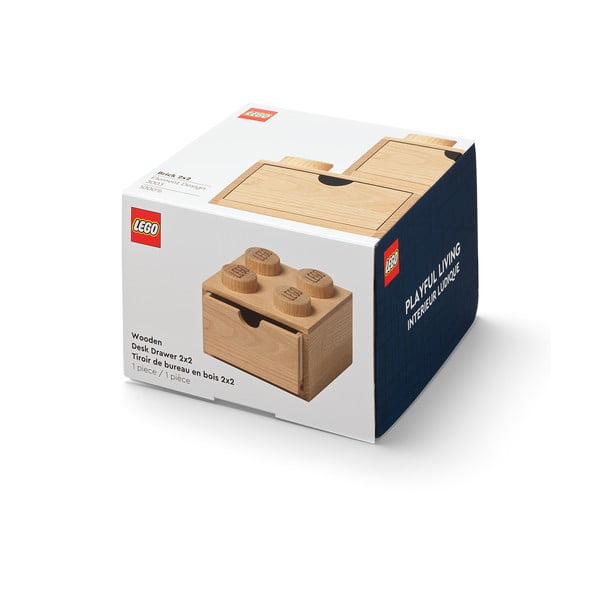 Contenitore per bambini in legno di quercia Wood - LEGO®-image-4