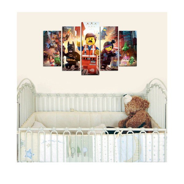 Quadro Lego da 5 pezzi - Wallity-image-1