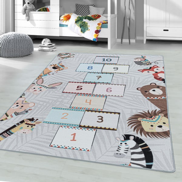 Tappeto grigio per bambini 160x230 cm Play - Ayyildiz Carpets-image-1
