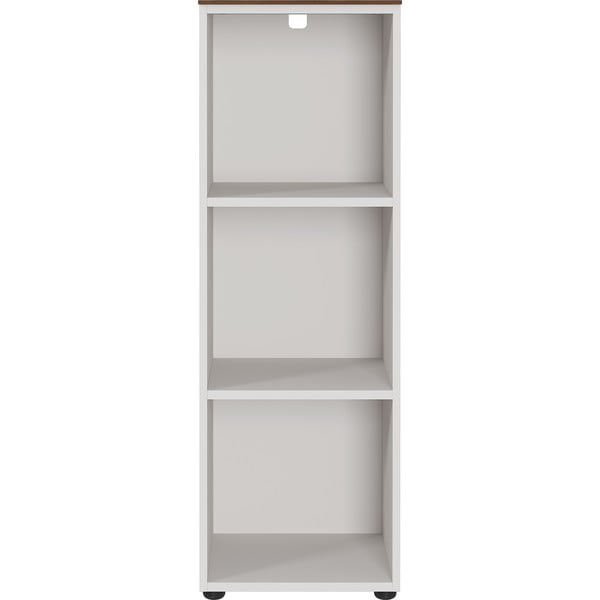 Libreria grigia e beige in noce 41x120 cm Ancona - Germania