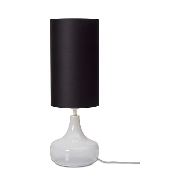 Lampada da tavolo nera con paralume in tessuto (altezza 75 cm) Reykjavik - it's about RoMi