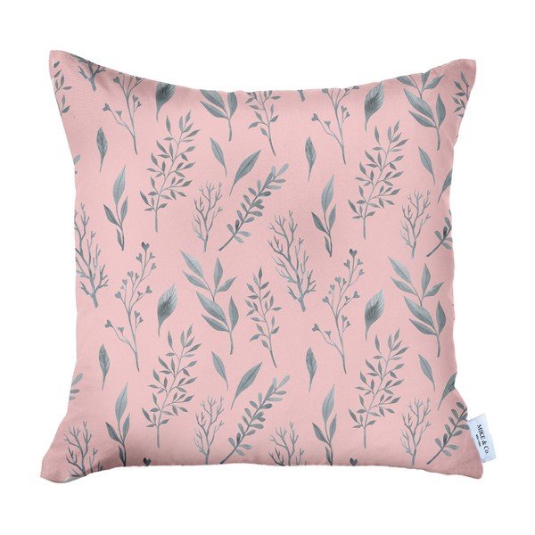 Federa rosa e grigia, 43 x 43 cm Honey - Mike & Co. NEW YORK