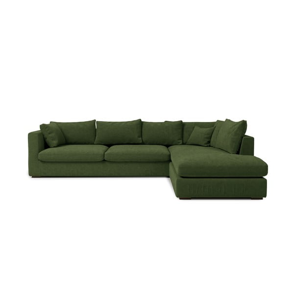 Divano angolare verde scuro (angolo destro) Comfy - Scandic