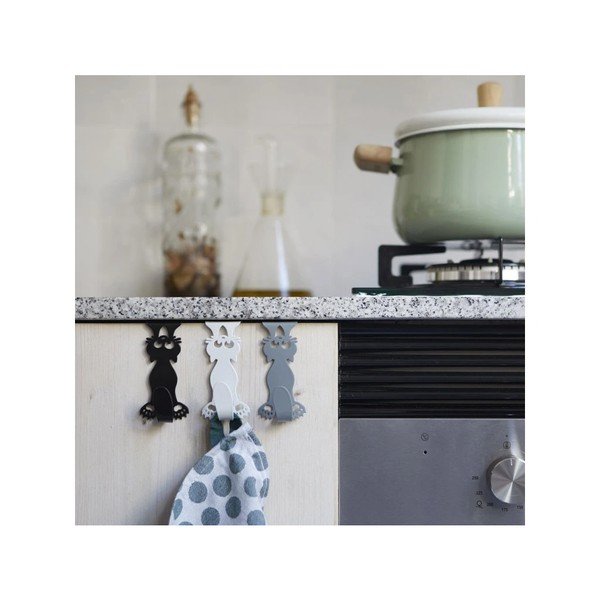 Set di ganci da appendere in metallo 3 pz Curious Cats – Balvi-image-2