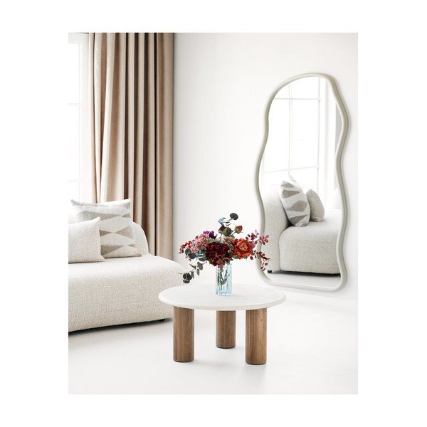 Specchio da parete con telaio in legno massiccio Bega – House Nordic-image-2