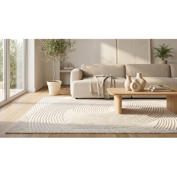 Tappeto crema 120x170 cm Zephyr - ESTE-image-3