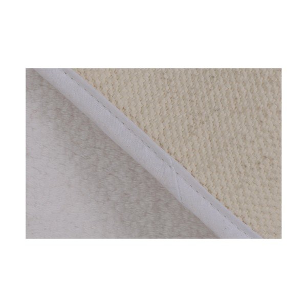 Tappeto da bagno bianco Coriandoli in cotone Calypso, 50 x 80 cm - Foutastic-image-2
