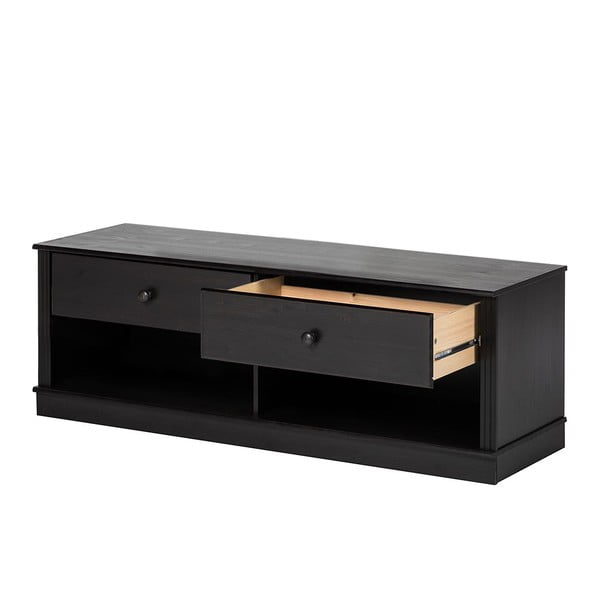 Mobile TV in legno di pino marrone scuro 137x47 cm Anita - Støraa-image-3