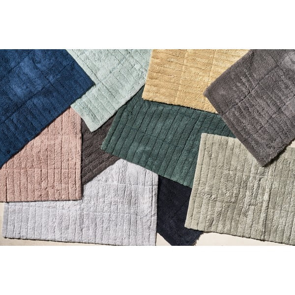 Tappetino da bagno grigio 80x50 cm Tiles - Zone-image-1