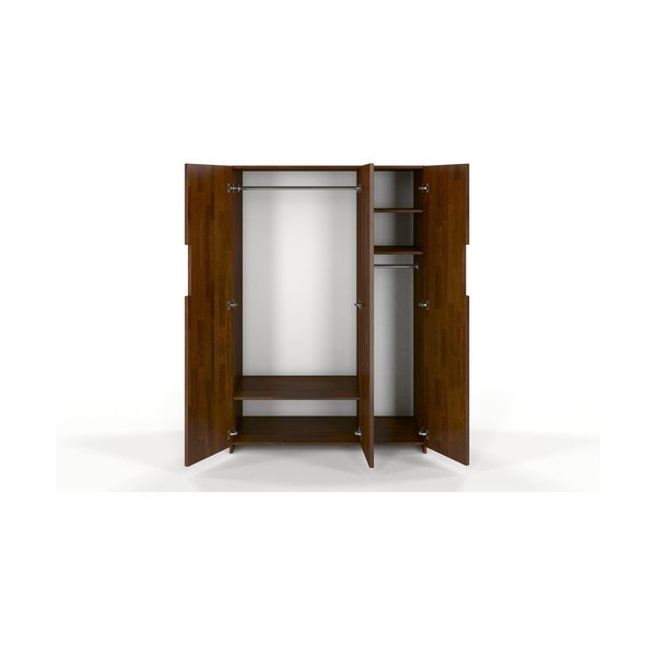 Armadio in legno di pino 128x180 cm Bergman - Skandica-image-2