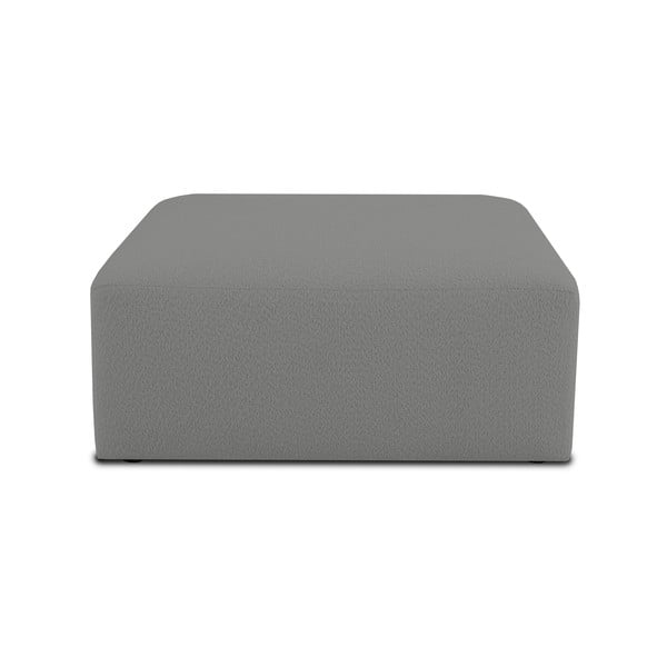 Modulo divano grigio in tessuto bouclé Roxy - Scandic