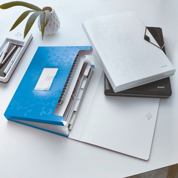 Cartella blu con scomparti WOW - Leitz-image-1