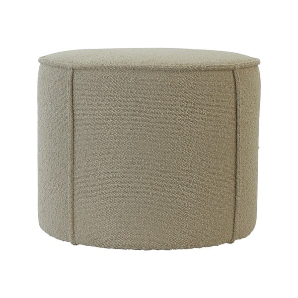 Sgabello in tessuto bouclé beige Haeley - Light & Living