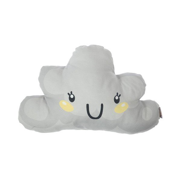 Cuscino per bambini in misto cotone grigio Mike & Co. Cuscino NEW YORK Toy Arro, 21 x 40 cm - Mike & Co. NEW YORK