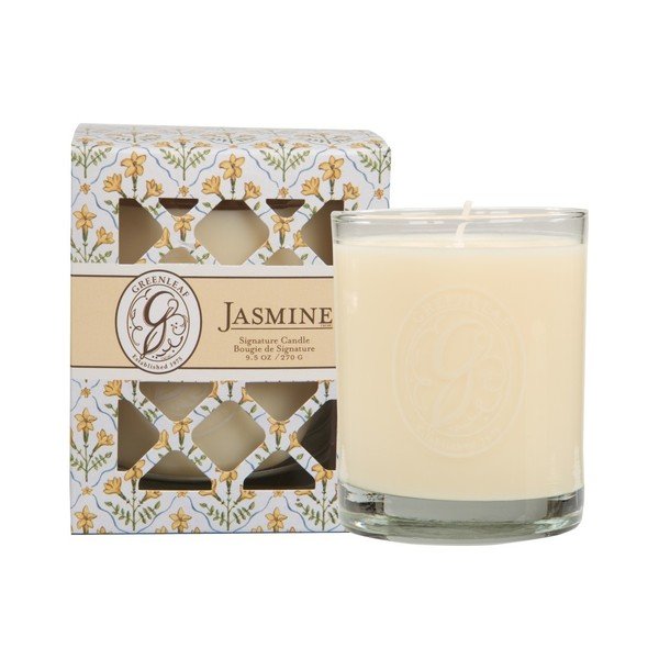 Svíčka s vůní jasmínu Greenleaf Signature Jasmine, doba hoření až 80 hodin