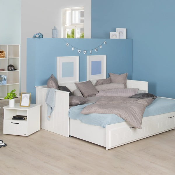 Comodino bianco per bambini Sylt - Roba-image-2