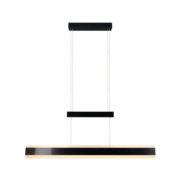 Lampadario LED nero opaco con paralume in metallo Arcola – Trio