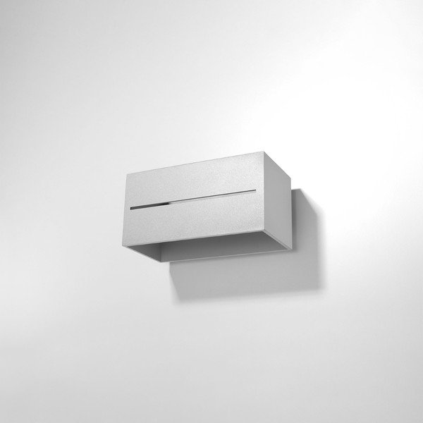 Lampada da parete grigia Lorum Maxi - Sollux-image-2