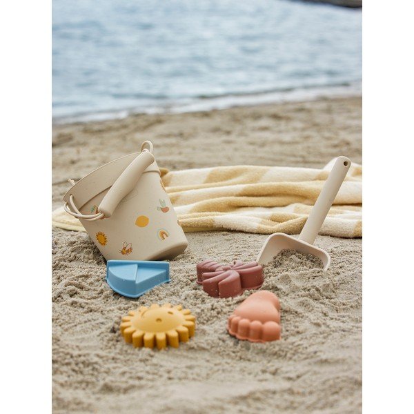 Set con paletta secchiello e formine per sabbia Agnes - Bloomingville Mini-image-4