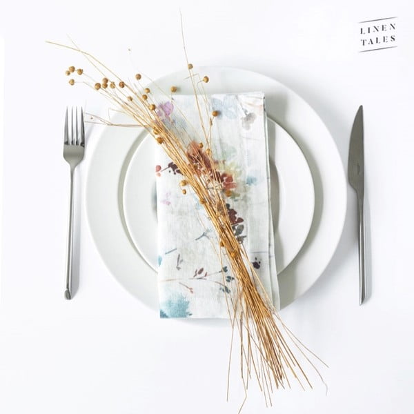 Tovaglioli in lino in set da 2 Watercolour - Linen Tales